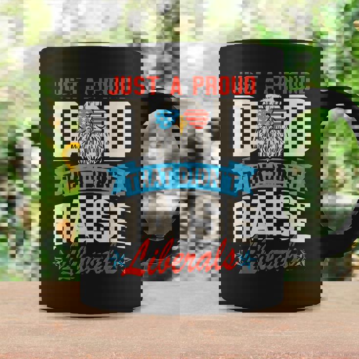Proud Dad That Didn't Raise Liberals Fathersday Coffee Mug Gifts ideas