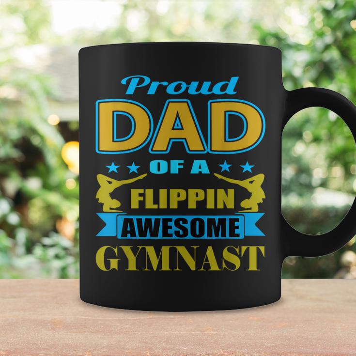 Proud Dad Of A Flippin Awesome Gymnast Gymnastics Dad Coffee Mug Gifts ideas