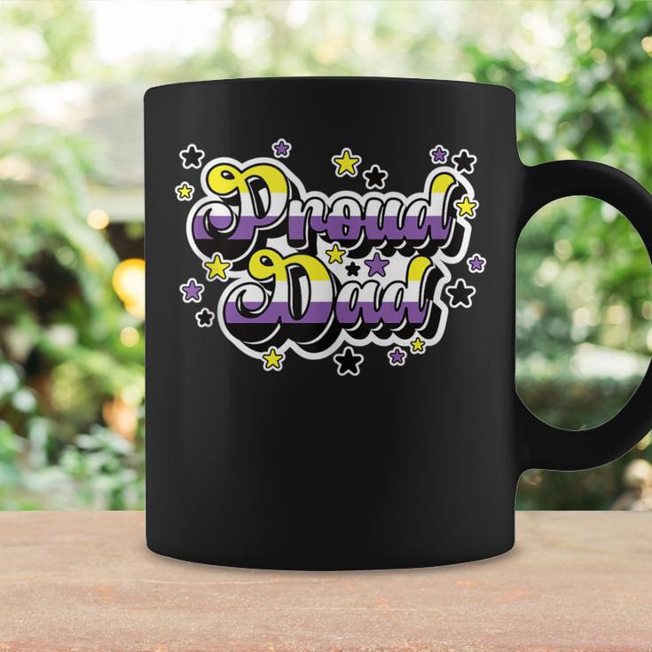 Proud Dad Of A Non-Binary Son Or Daughter Lgbtq Non Binary Coffee Mug Gifts ideas