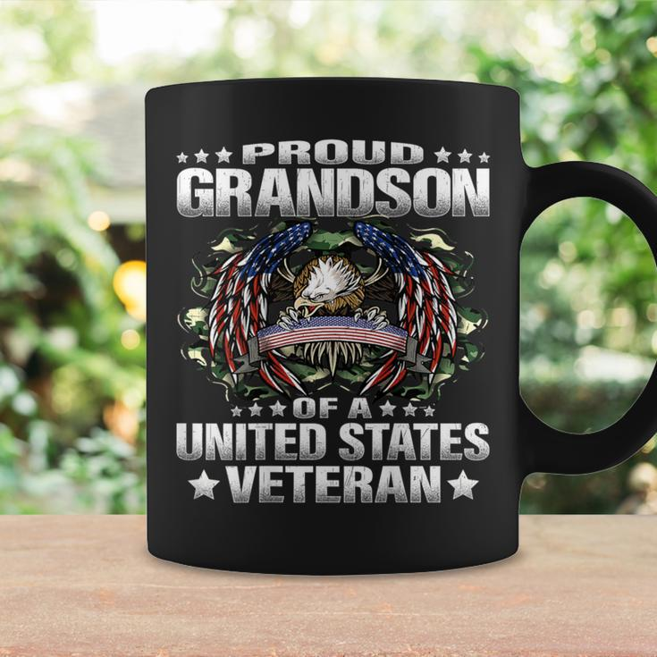 Proud Grandson Of A United States Veteran Military Family Coffee Mug Gifts ideas