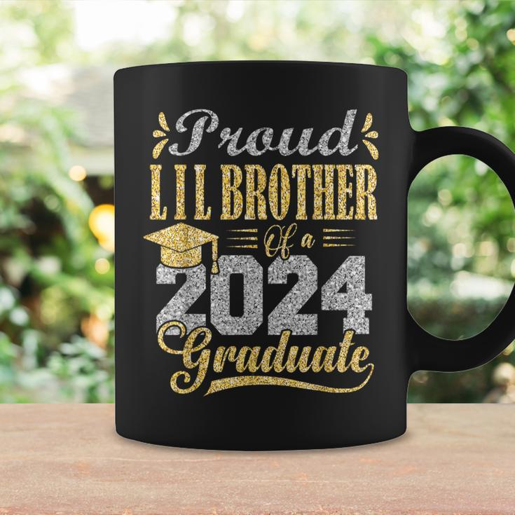 Proud Lil Brother Of A 2024 Graduate Graduation Senior 2024 Coffee Mug Gifts ideas