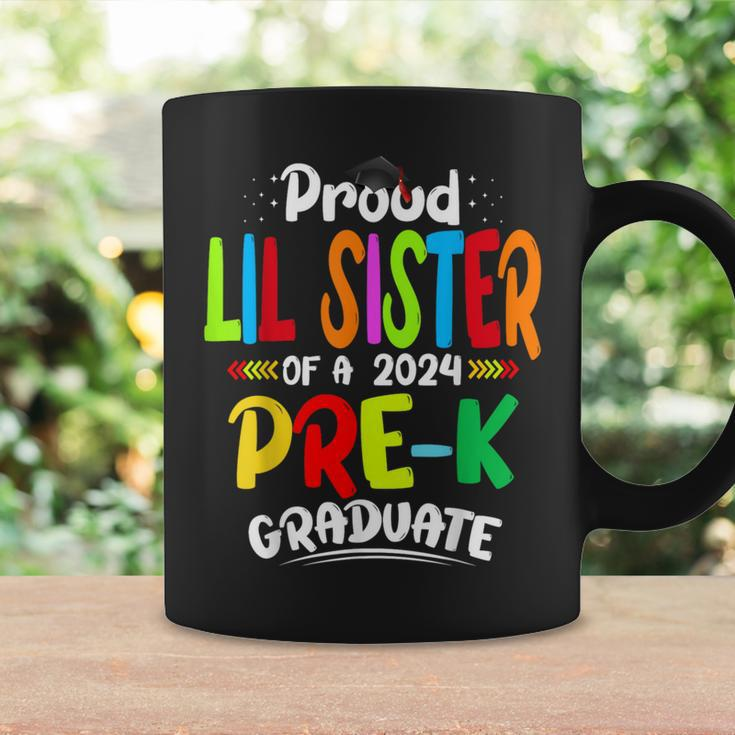 Proud Lil Sister Of Pre-K Graduate 2024 Graduation Lil Coffee Mug Gifts ideas