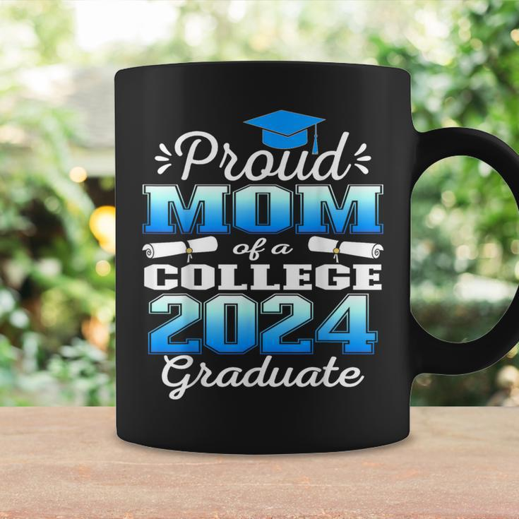 Proud Mom Of 2024 College Graduate Family 24 Graduation Coffee Mug Gifts ideas