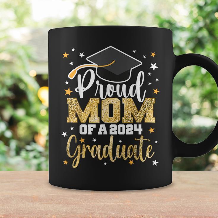 Proud Mom Of A 2024 Graduate Class Senior Graduation Coffee Mug Gifts ideas