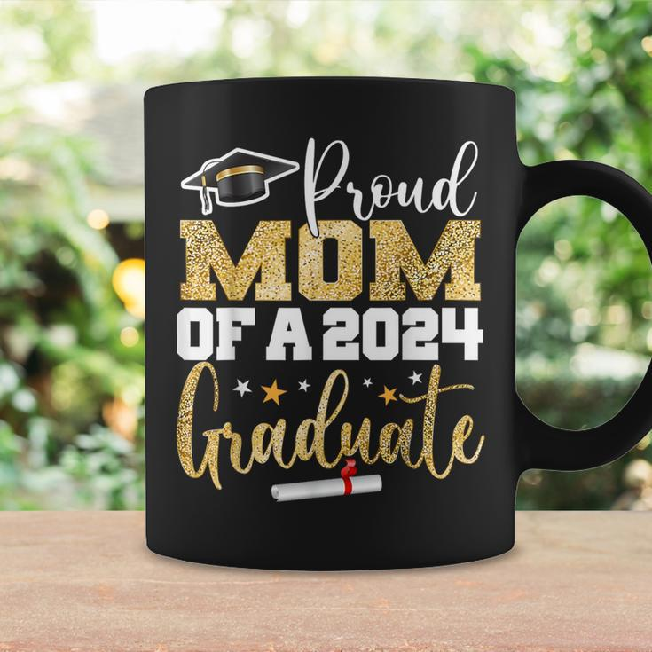 Proud Mom Of A 2024 Graduate Class Senior Graduation Mother Coffee Mug Gifts ideas