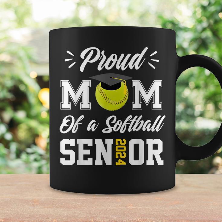 Proud Mom Of A Softball Senior 2024 Class Of 24 Graduation Coffee Mug Gifts ideas