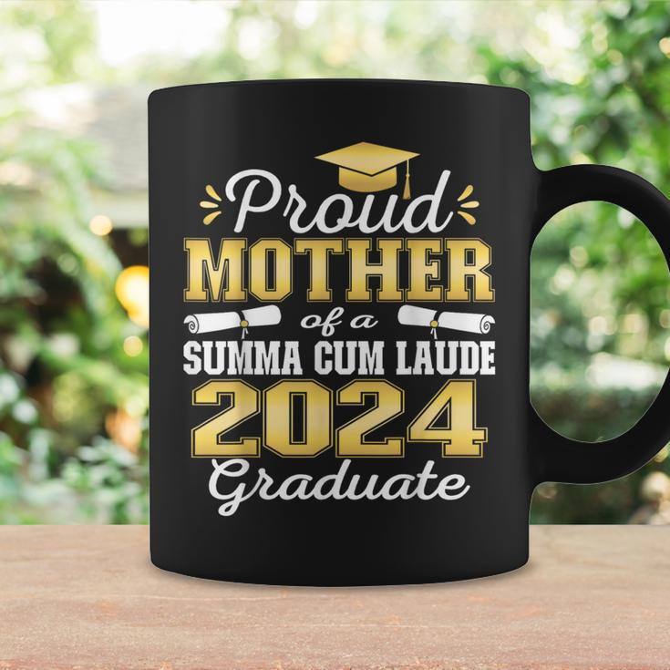 Proud Mother 2024 Summa Cum Laude Graduate Class 2024 Grad Coffee Mug Gifts ideas