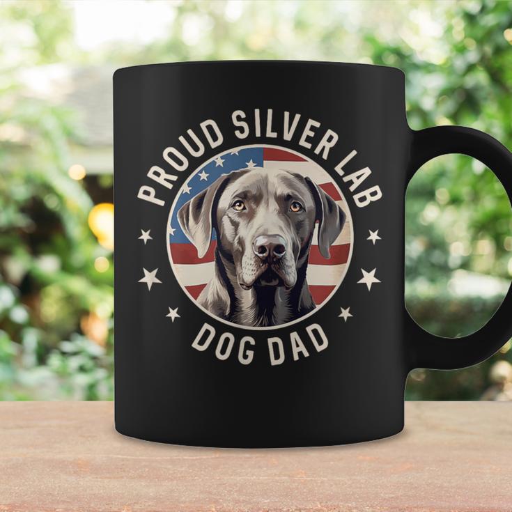 Proud Silver Labrador Retriever Dog Dad Coffee Mug Gifts ideas