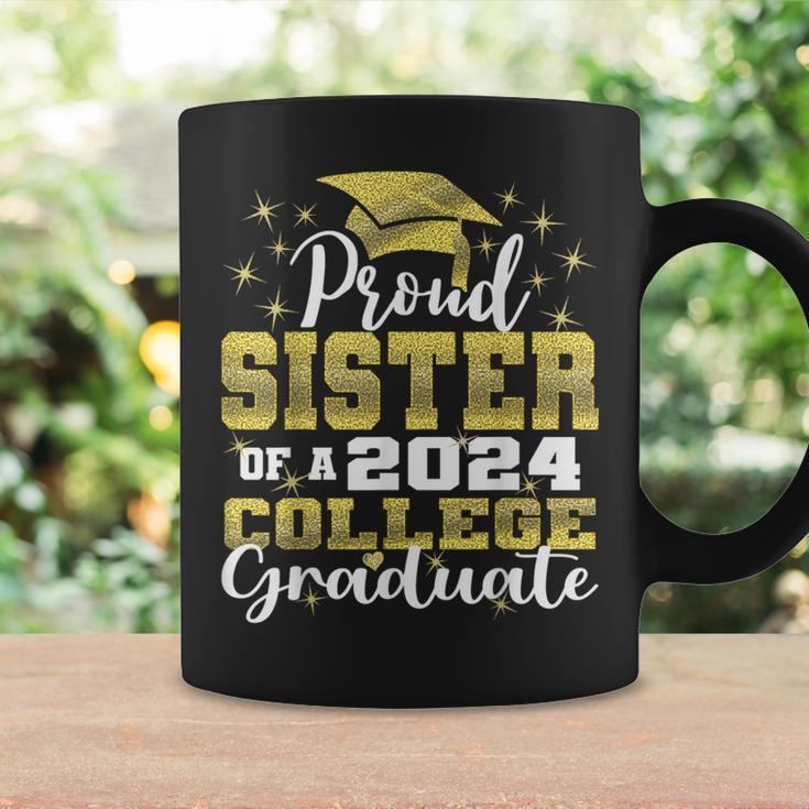 Proud Sister Of 2024 College Graduate Family 24 Graduation Coffee Mug Gifts ideas