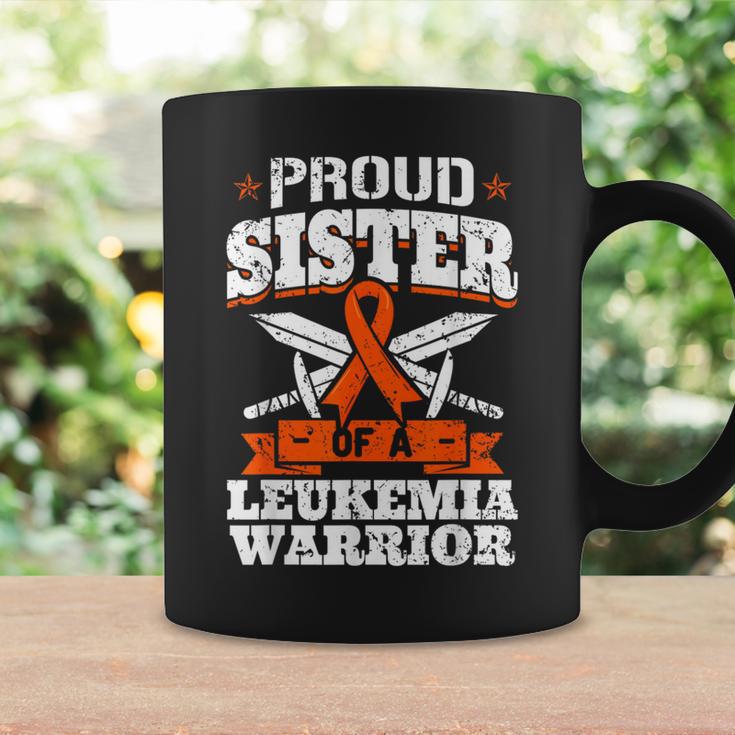 Proud Sister Of A Leukemia Warrior Sis Awareness Ribbon Coffee Mug Gifts ideas