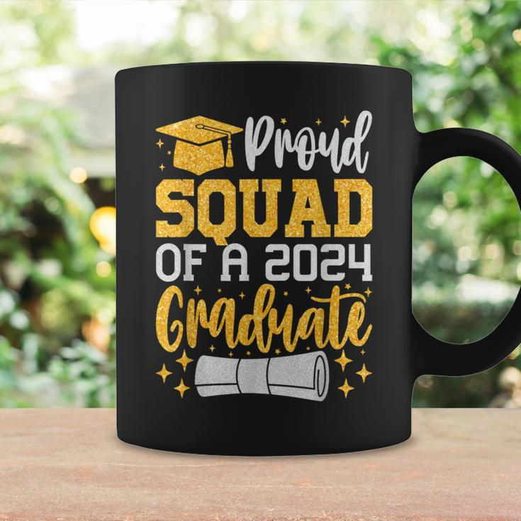Proud Squad Of A 2024 Graduate Class Of 2024 Graduation Coffee Mug Gifts ideas