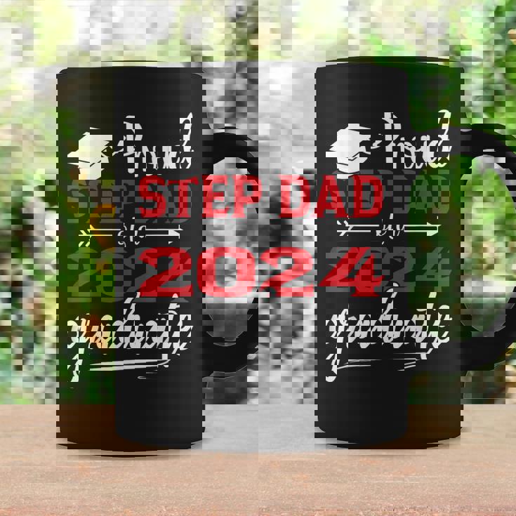 Proud Step Dad Of A Class Of 2024 Graduate Graduation Coffee Mug Gifts ideas