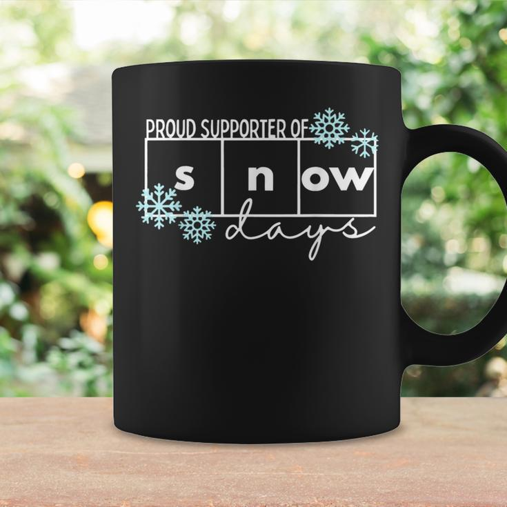 Proud Supporter Of Snow Days Teacher Christmas Coffee Mug Gifts ideas