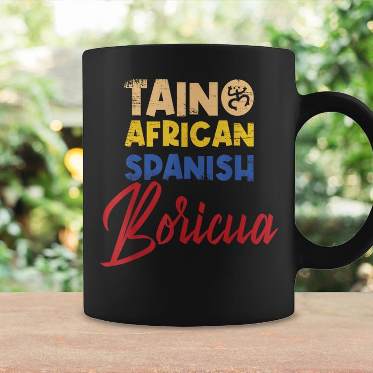 Puerto Rican Roots Boricua Taino African Spanish Puerto Rico Coffee Mug Gifts ideas