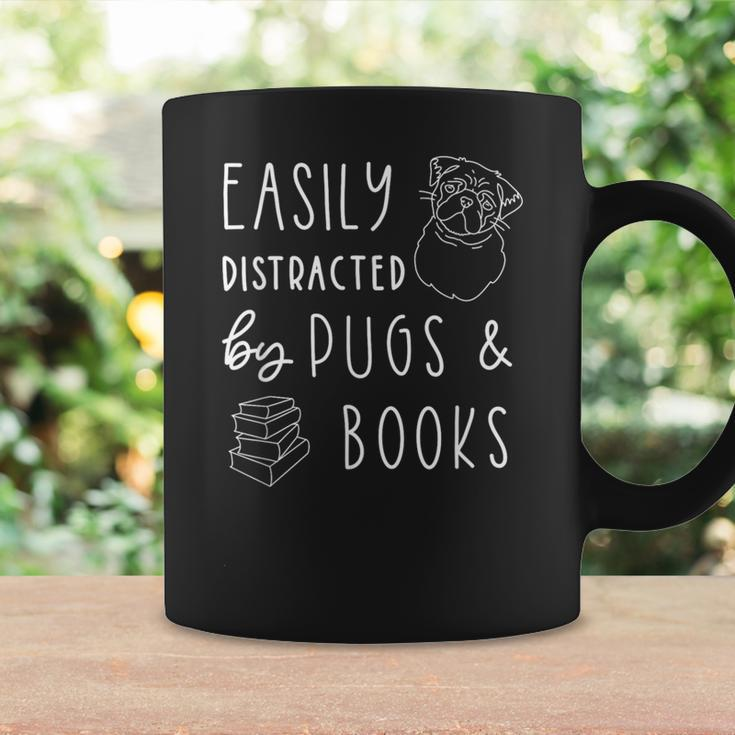Pug Lover Pugs And Books Book Lover Reading Lover Pug Coffee Mug Gifts ideas