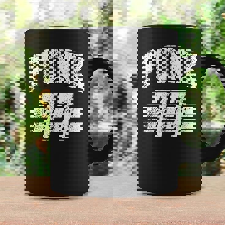 Punk 77 1977 Punk Rock Taza de café Ideas de regalos
