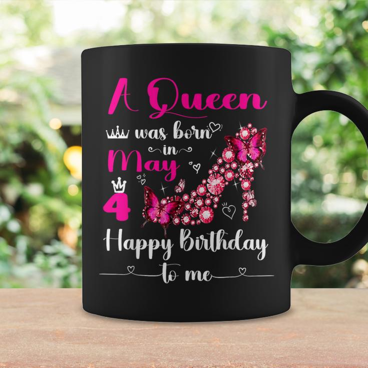 A Queen Was Born On May 4 4Th May Birthday Party Pink Coffee Mug Gifts ideas