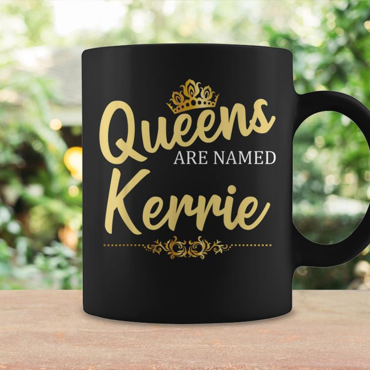 Queens Are Named Kerrie Personalized Birthday Coffee Mug Gifts ideas