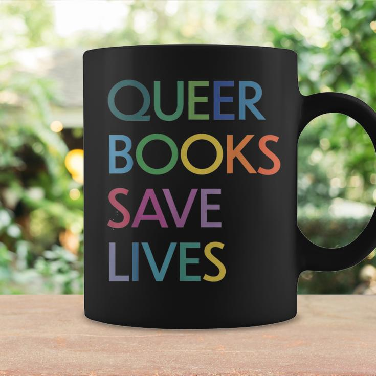 Queer Books Save Lives Read Banned Books Lgbtqia Books Coffee Mug Gifts ideas