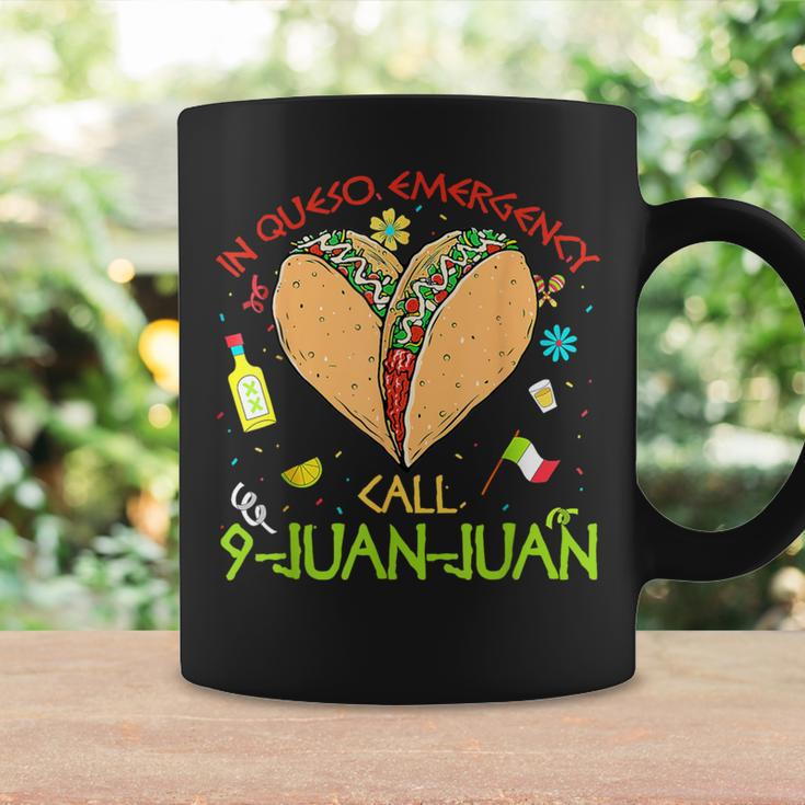 In Queso Emergency Call 9-Juan-Juan Apparel Coffee Mug Gifts ideas