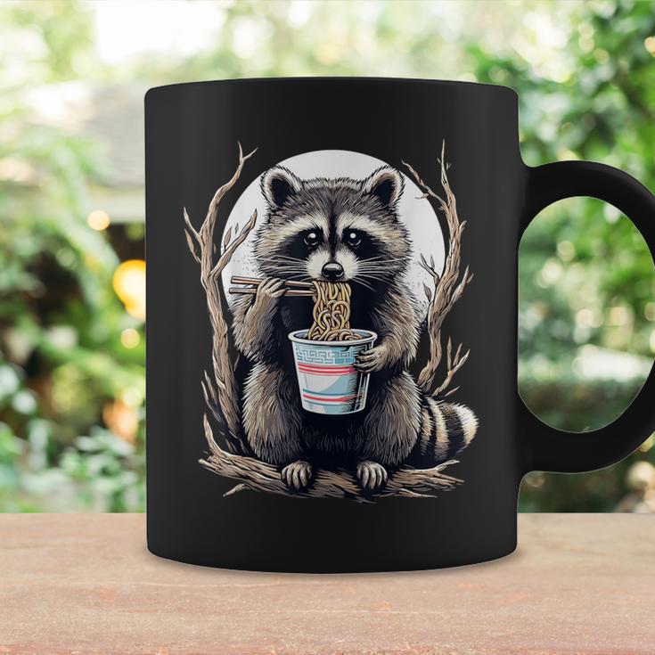 Raccoon Eating Instant Noodle Cup For Men Coffee Mug Gifts ideas