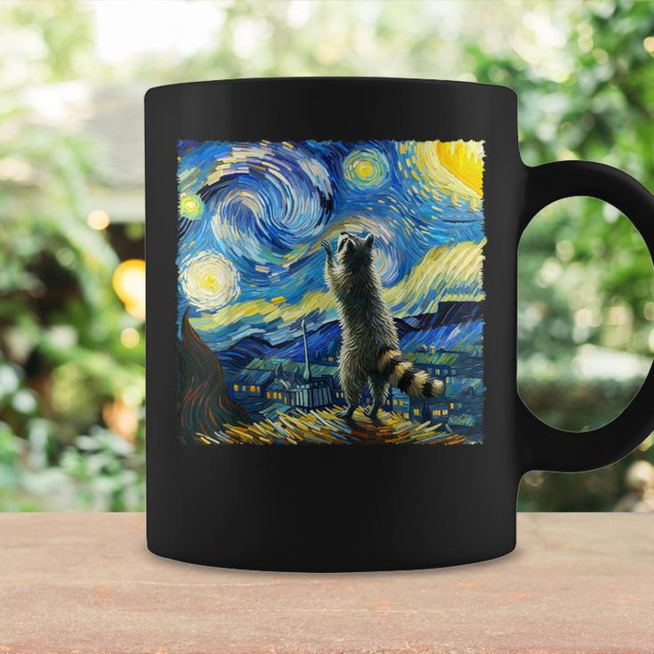 Raccoon Starry Night Classic Raccoons Howling At The Moons Coffee Mug Gifts ideas