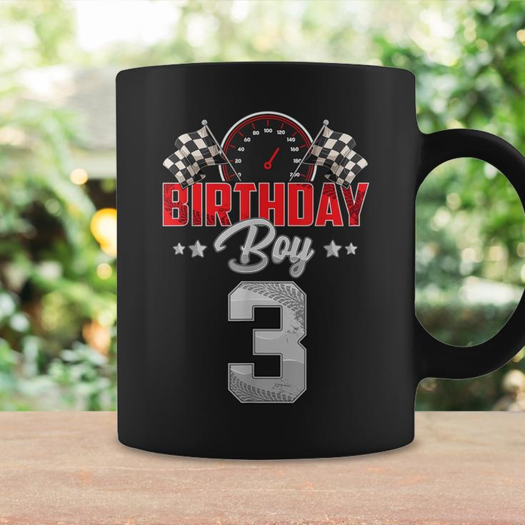 Race Car 3Rd Birthday Boy Party Racing 3 Year Old Pit Crew Coffee Mug Gifts ideas