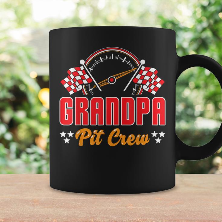 Race Car Birthday Grandpa Pit Crew Racing Car Party Family Coffee Mug Gifts ideas
