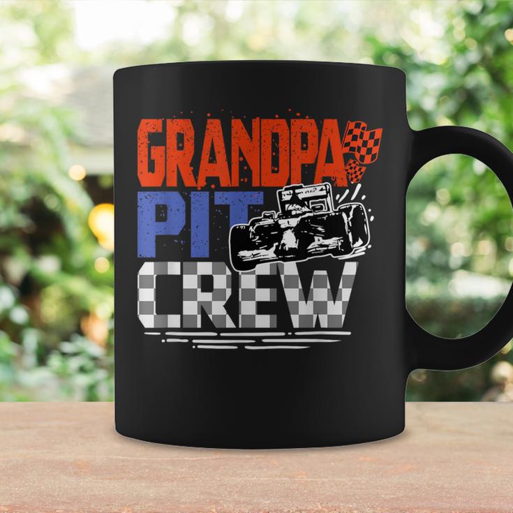 Race Car Themed Birthday Party Grandpa Pit Crew Costume Coffee Mug Gifts ideas