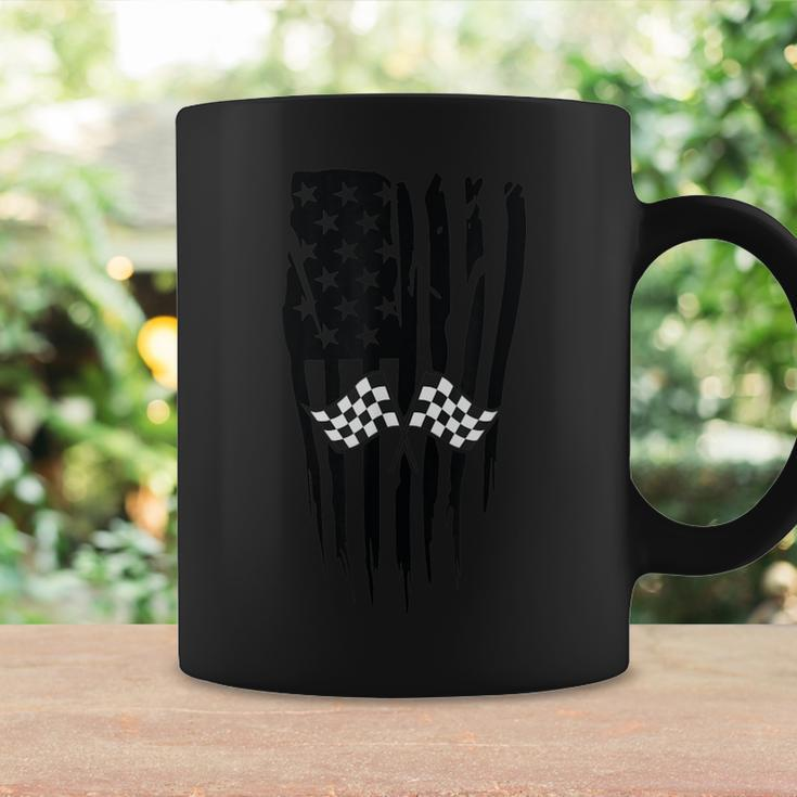 Racing Usa Flag American Themed Decor Coffee Mug Gifts ideas