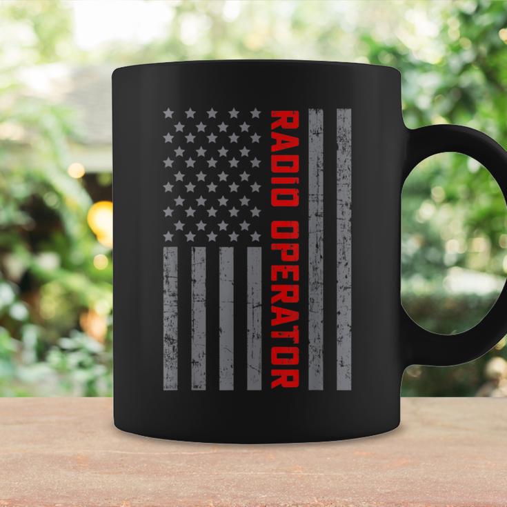 Radio Operator Vintage Us Flag For Dad Coffee Mug Gifts ideas