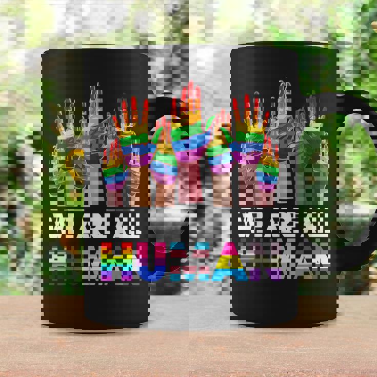 Rainbow Lgbt Lgbtq Transgender Gay Pride We Are All Human Coffee Mug Gifts ideas