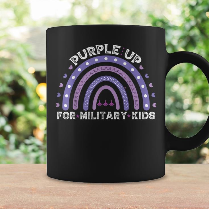 Rainbow Purple Up Military Child Awareness Coffee Mug Gifts ideas