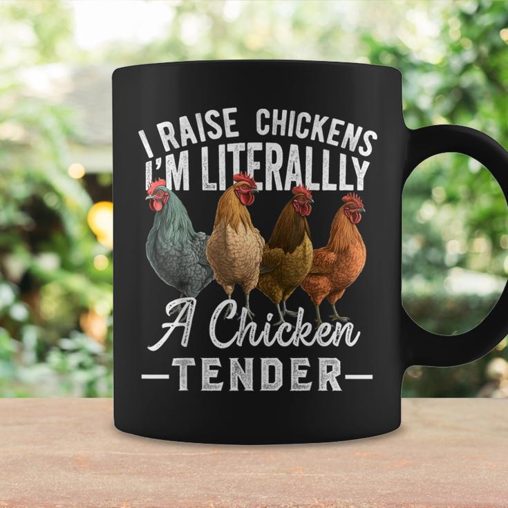 I Raise Chickens I'm Literally A Chicken Tender Coffee Mug Gifts ideas