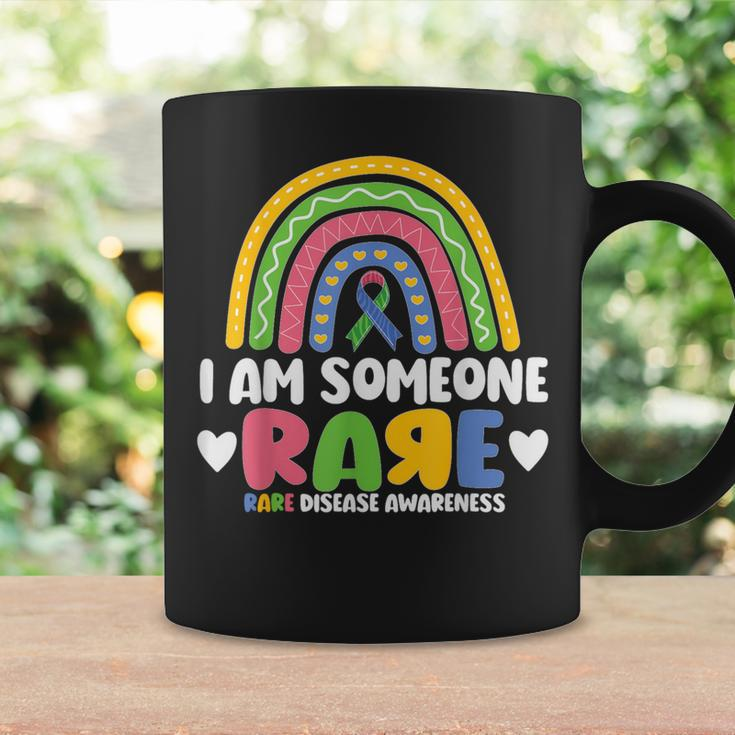 Rare Disease Day I Am Someone Rare Rainbow Zebra Ribbon Coffee Mug Gifts ideas
