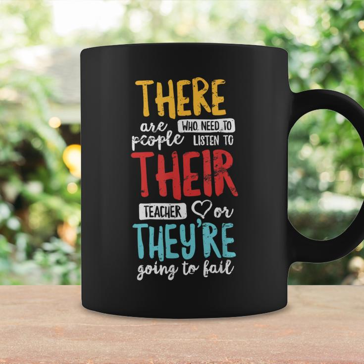 There Their They're English Grammar Teacher Coffee Mug Gifts ideas