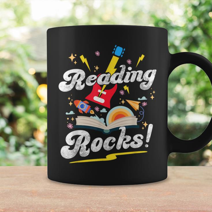Reading Rocks Quotes For National Reading Month 2024 Coffee Mug Gifts ideas