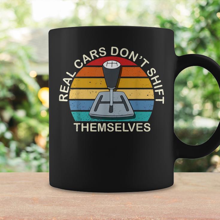 Real Cars Dont Shift Themselves Classic Lover Speed Drifting Coffee Mug Gifts ideas