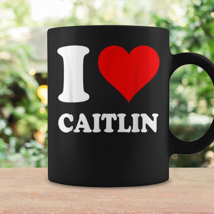 Red Heart I Love Caitlin Coffee Mug Gifts ideas