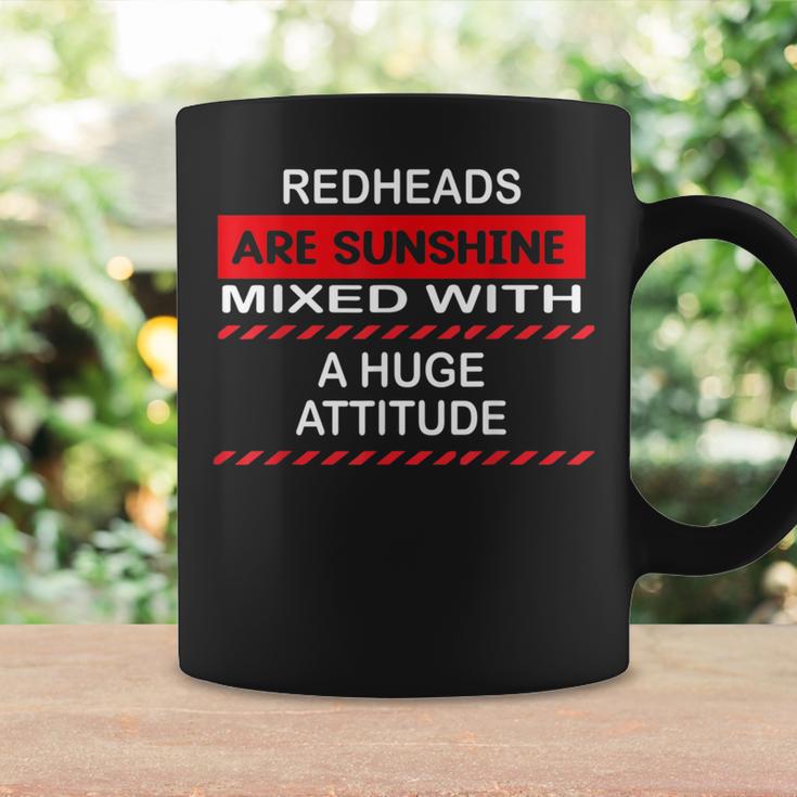 Redheads Are Sunshine Mixed With A Huge Attitude Ginger Hair Coffee Mug Gifts ideas