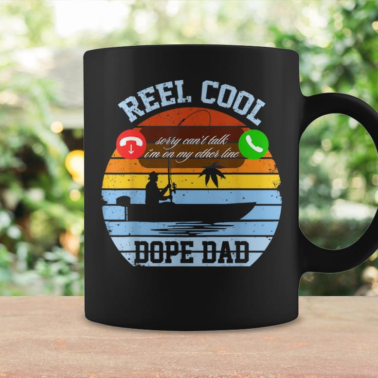 Reel Cool Fishing Dad Classic Black Men'sFather's Coffee Mug Gifts ideas