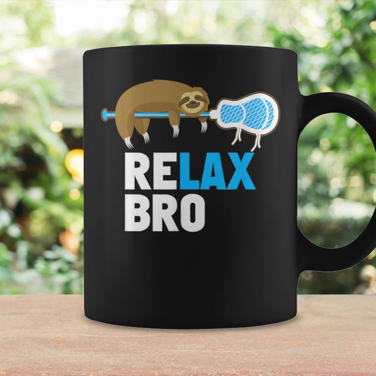 Relax Bro Lacrosse Lax Sloth Coffee Mug Gifts ideas