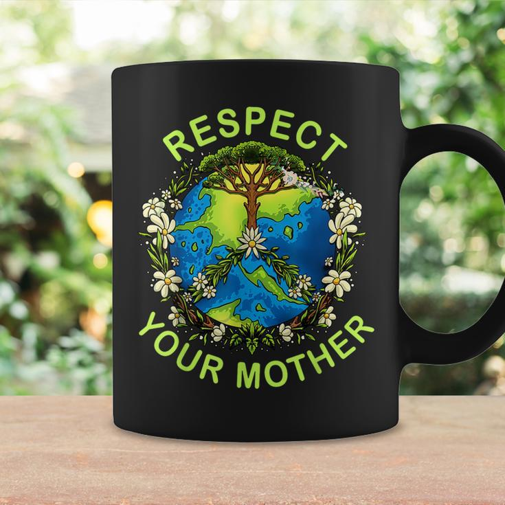 Respect Your Mother Earth Day Nature Goddess Flowers Coffee Mug Gifts ideas