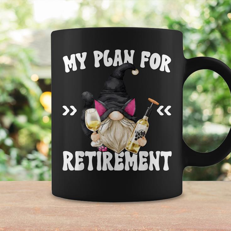 Retired Cat Dad Gnome Retirement Plan For Cat Grandpa Life Coffee Mug Gifts ideas