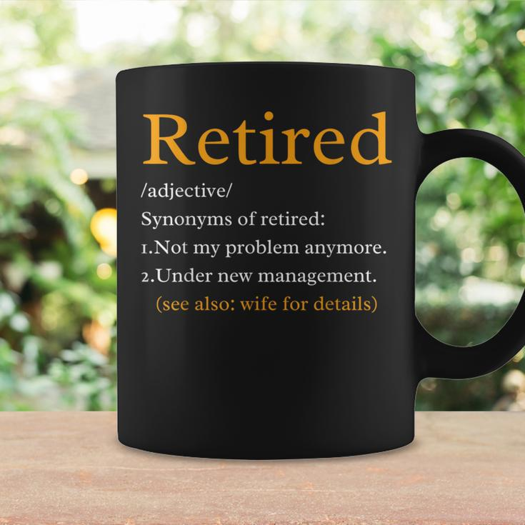 Retired Definition Dad Father's Day Coworker Coffee Mug Gifts ideas