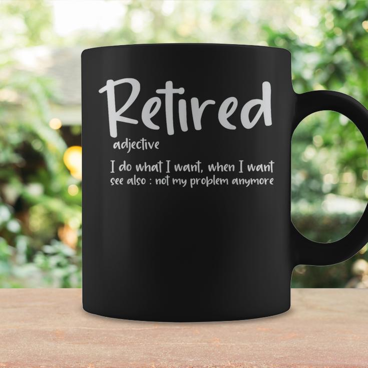 Retired Definition Retirement Grandpa Fathers Day Coffee Mug Gifts ideas