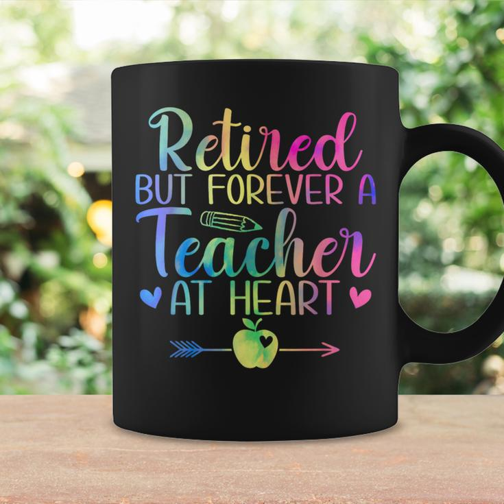 Retired But Forever A Teacher At Heart Retirement Coffee Mug Gifts ideas
