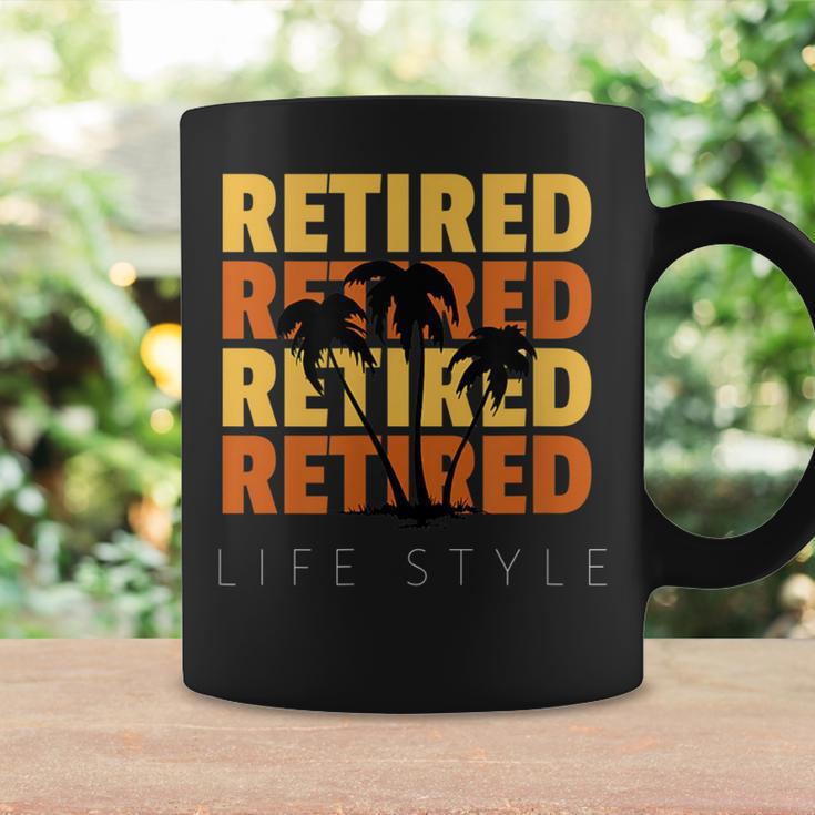 Retired Vacation Tropical Beach Lifestyle Retirement Coffee Mug Gifts ideas