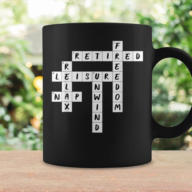 Retirement Crossword Puzzle Coffee Mug Gifts ideas