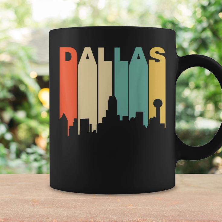 Retro 1970'S Style Dallas Texas Skyline Coffee Mug Gifts ideas